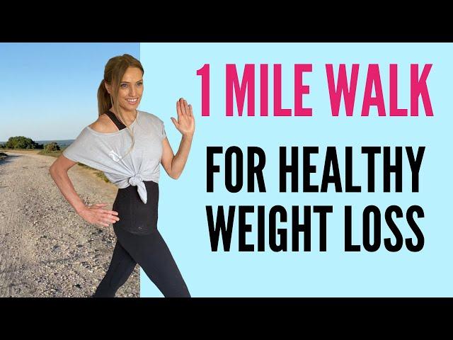 1 MILE WALKING AT HOME | WALKING EXERCISE FOR WEIGHT LOSS | LOW IMPACT WORKOUT | QUARANTINE WORKOUT