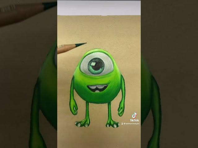 Mike Wazowski drawing!