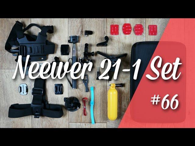 Neewer Zubehör Halter Set Satz für GoPro Hero 2 3 3+ 4 5 6  // deutsch // in 4K #66