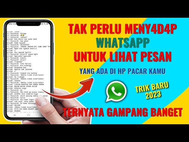 TERBARU! TRIK MELIHAT HISTORY CHAT DI WHATSAPP YANG SUDAH DIHAPUS! - BONGKAR TUTORIAL