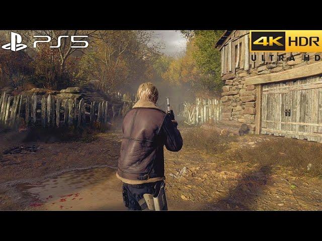 Resident Evil 4 Remake (PS5) 4K 60FPS + Ray tracing Gameplay - (Full Game)