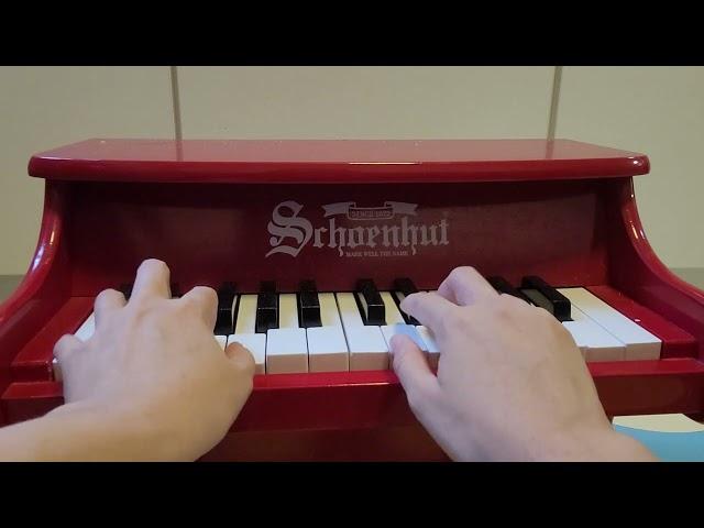 Schoenhut 25 key toy piano | Twinkle Twinkle Little Star | Children song | Baby lullaby | 兒童玩具鋼琴