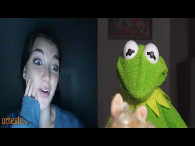 Kermit's back using pick-up lines on Omegle