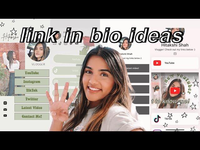 CUSTOMIZING YOUR LINK IN BIO | four ways using canva, beacons, linktree, flowpage, social media