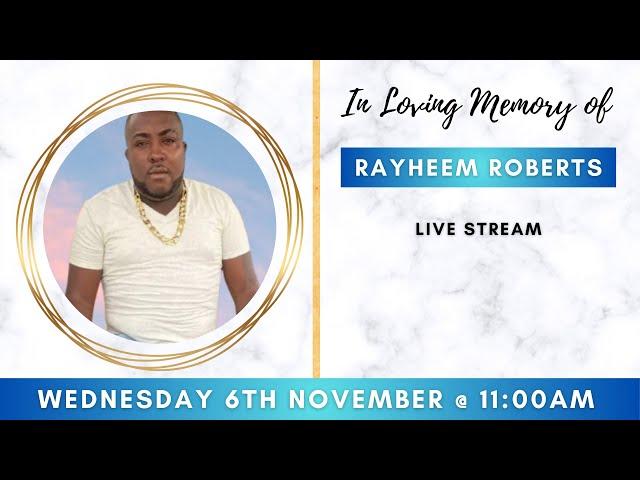 Celebrating the life of Rayheem Roberts.