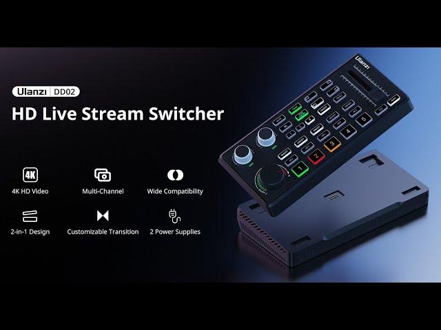 New Release | Ulanzi DD02 HD Video Switcher for Live Streaming