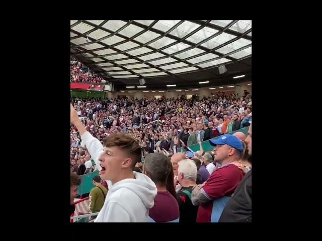 Aston Villa fans singing "Cristiano Ronaldo sex offender" at Old Trafford