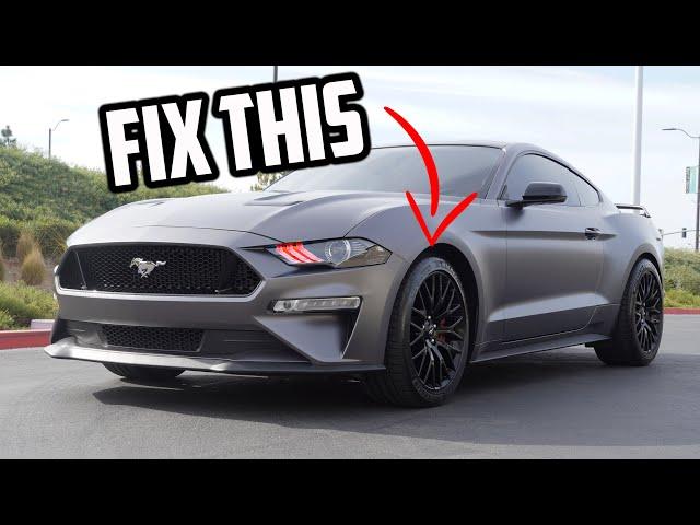 This $50 MOD will FIX your Mustang's TERRIBLE Stock Wheel Fitment!