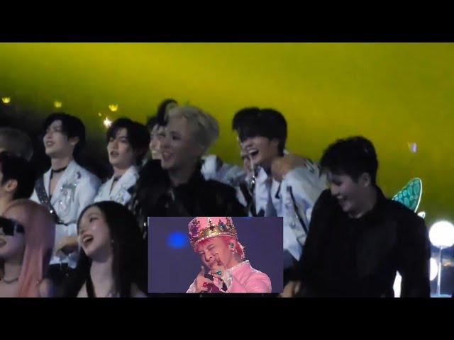 아이돌들의 지드래곤 & 빅뱅 MAMA 무대 반응 Idols Reactions to Gdragon & BIGBANG Stage At MAMA 2024 (Seventeen,aespa.