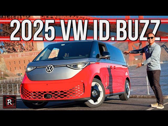 The 2025 Volkswagen ID.Buzz Pro S+ Is A Modern Day People Mover With An Iconic Retro Flair