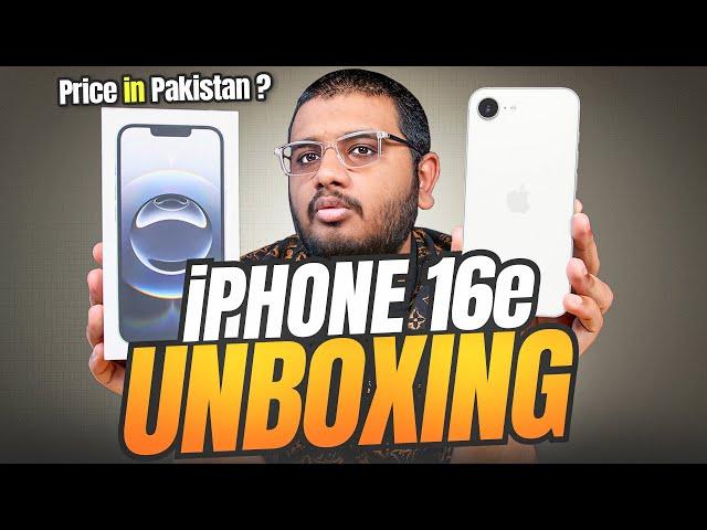 iPhone 16E Unboxing | Price In Pakistan?