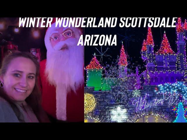 Winter Wonderland la casa más famosa de luces navideñas en Scottsdale Arizona #trending