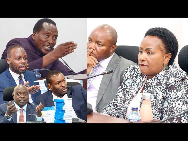 "WE ARE NOT HERE TO JOKE!" WAVINYA NDETI FACES THE WRATH OF ANGRY SENATORS AS SHE FACES SENATE TEAM