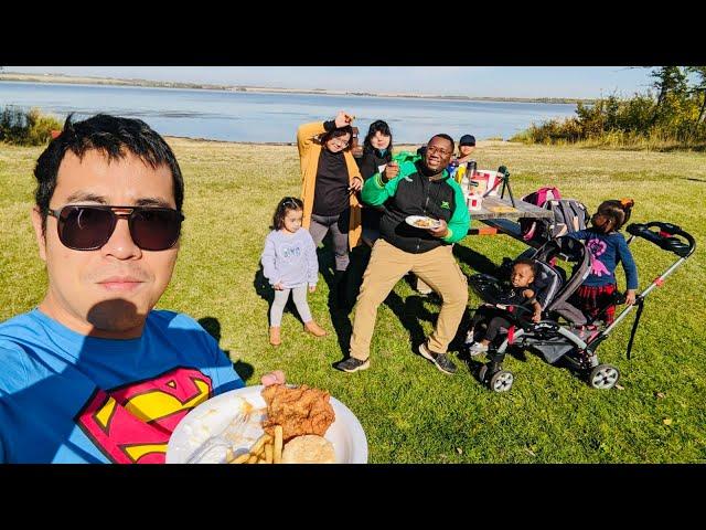 Cooking outdoor in Canada| Grande Prairie Alberta| Jamaican & Filipino