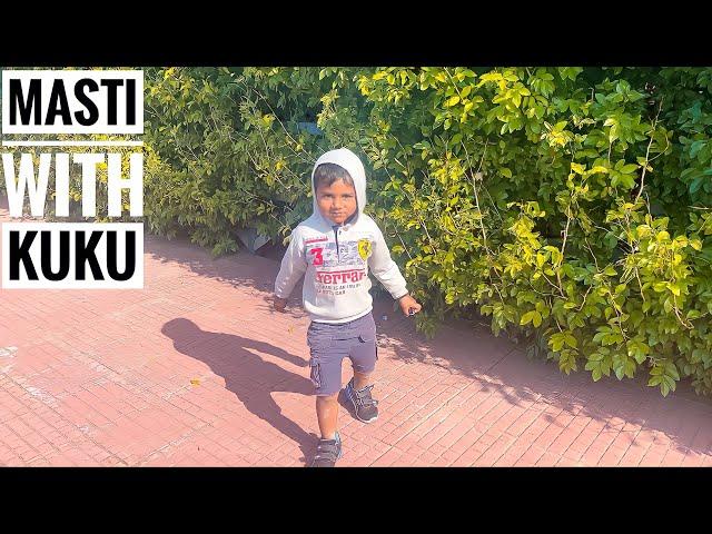 Masti with kuku‍ | railway station | satyam mehta vlogs|