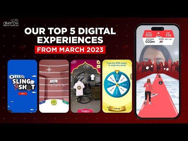 March 2023: Top marketing campaigns using AR, VR & Gaming for Oreo, Adidas, Puma & more!