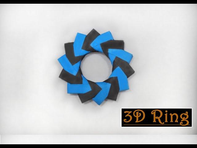 How to Create a Modular Origami 3D Ring