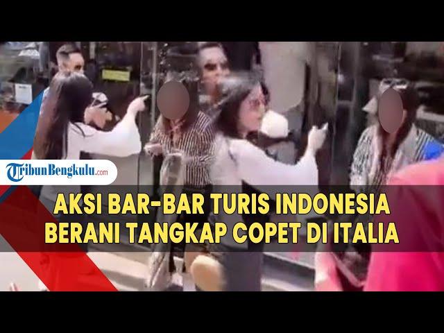 Viral Aksi Heroik Turis Wanita asal Indonesia Tangkap Copet di Italia, Langsung Jadi Tontonan