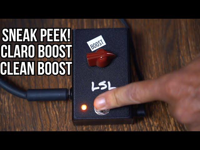 LSL Instruments Launches Pedal Line! Sneak Peek At “CLARO BOOST” Clean Boost Pedal