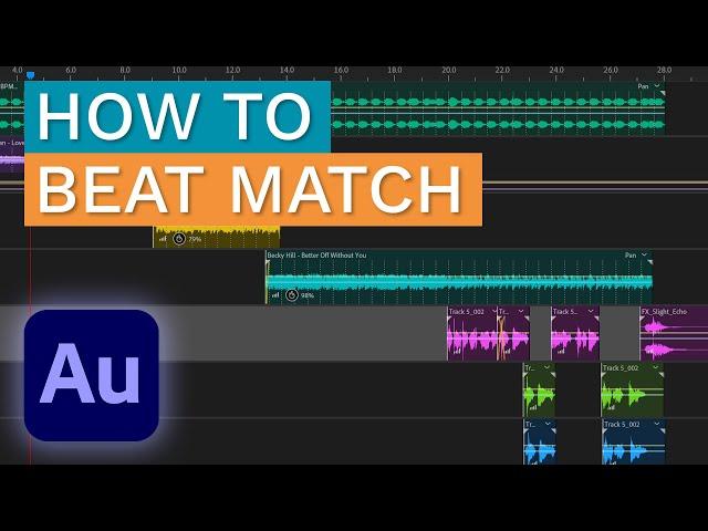 How to Beat Match in Adobe Audition