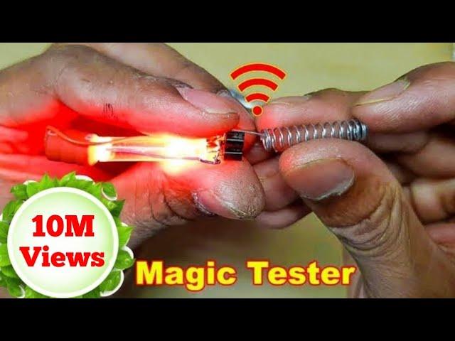 How to make magic tester, wireless tester at homemade, (Elab Industrial)