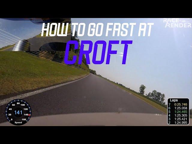 How To Ride Croft Circuit 1m24s ONBOARD HINTS TIPS