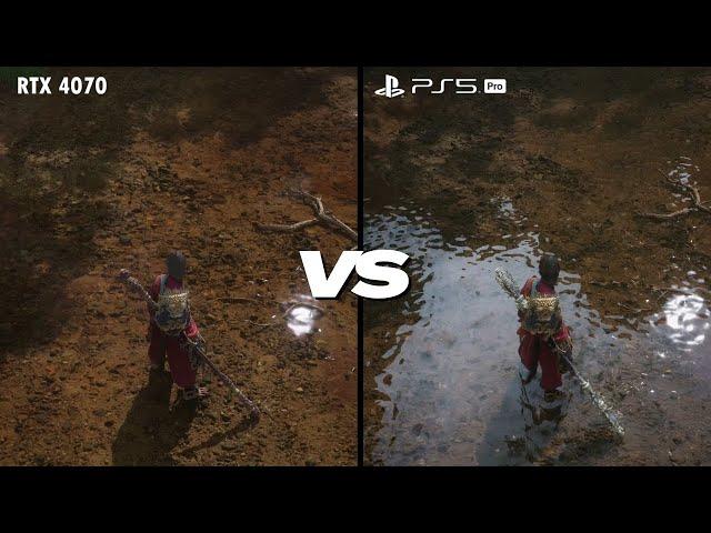 PS5 PRO vs RTX 4070 | Black Myth: Wukong