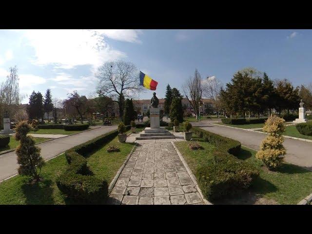 Downtown Reghin, Transylvania, Romania-Hyperlapse