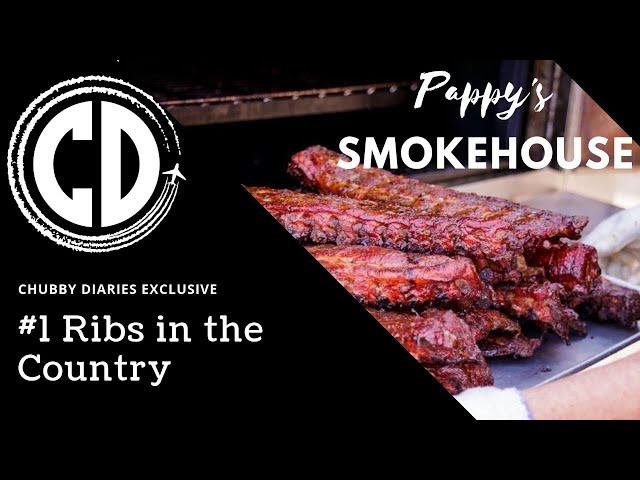 Chubby Diaries visits Pappy’s Smokehouse! Best RIBS in America!!