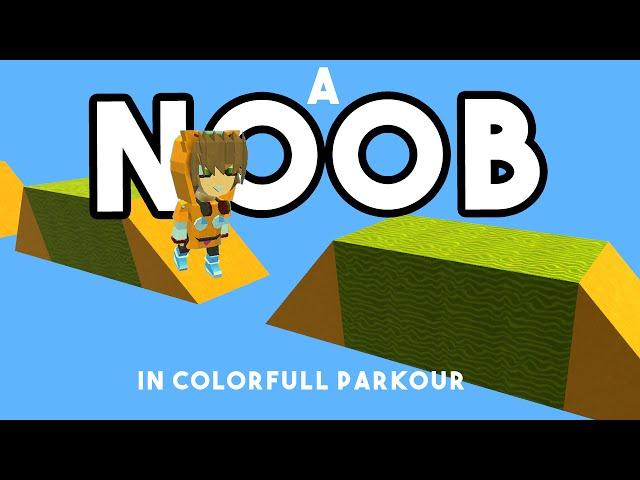 A NOOB IN COLORFULL PARKOUR // KOGAMA SPEEDRUN #2