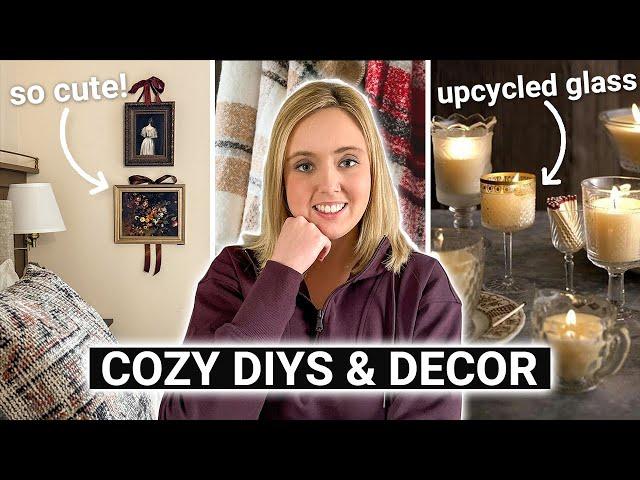 Making my apartment cozy for winter ️ *Easy* DIY home decor ideas