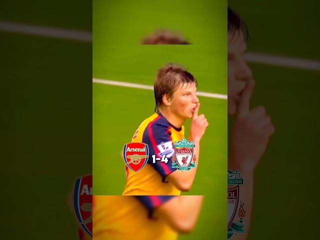 Arshavin prime Vs Liverpool  #football #shorts #arshavin