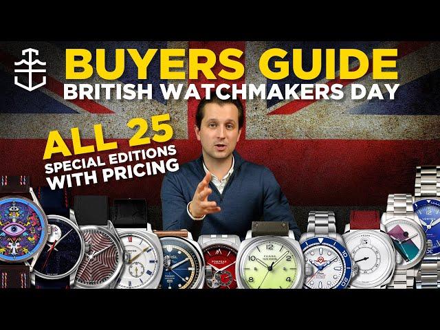 British Watchmakers' Day 2025 Special Editions Roundup: 25 exclusive watches!