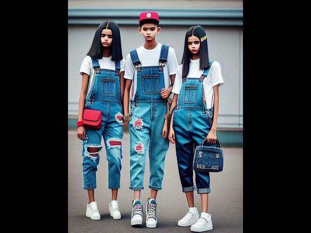 AI-Designed Youth Fashion: Embrace the Digital Glamour of Denim in 2023