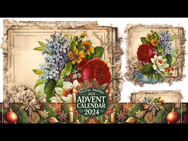 FREE Printable Advent Calendar for Junk Journal Enthusiasts | Day 22 Freebie