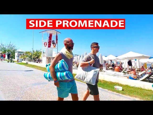 Side HEUTE Promenade. Strand. Meer. Türkei 17.05.2024 #side #türkei #sideturkey
