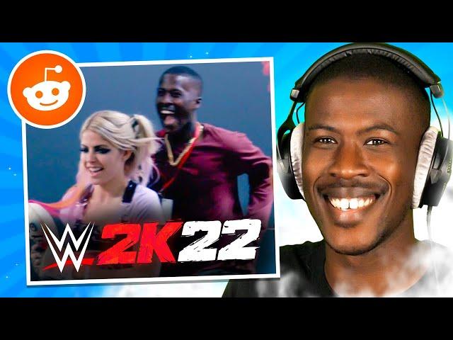 I WAS IN THE WWE 2K22 COMMERCIAL!