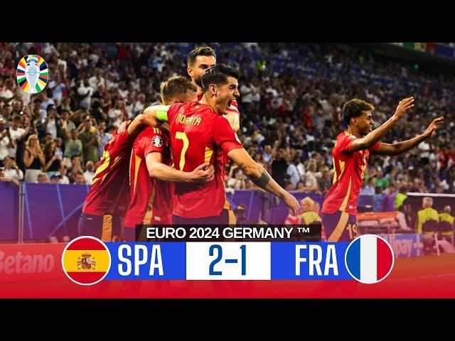 Spain vs France 2-1 - All Goals & Highlights - Euro 2024