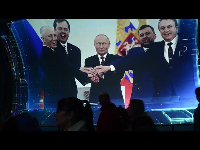 Unforgettable November Night: Spectacular Performance at VDNKh Park in Moscow 