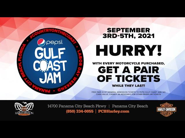 Harley Davidson of PCB - Pepsi Gulf Coast Jam Tickets