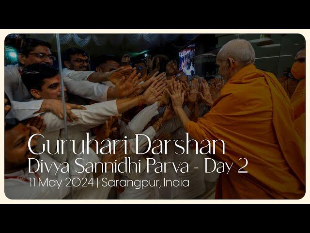 Guruhari Darshan, 11 May 2024, Sarangpur, India