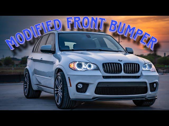 BMW X5 E70 BUMPER SPLITTER.