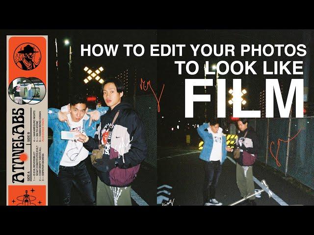 HOW TO EDIT PHOTOS TO LOOK LIKE FILM (AFTERLIGHT)