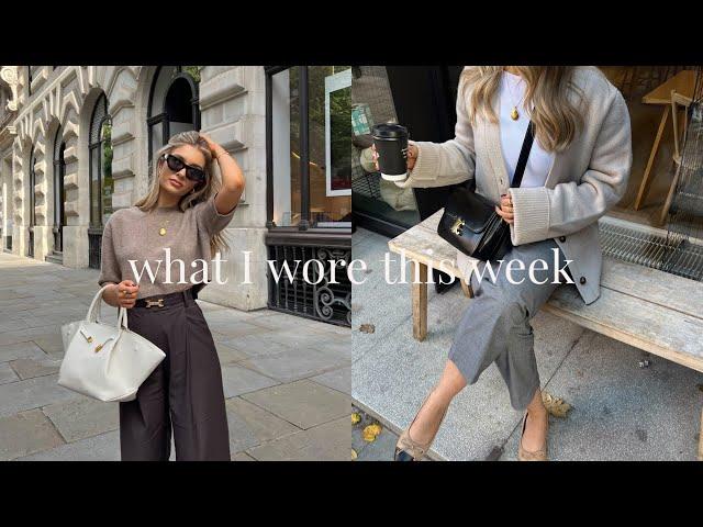 WHAT I WORE IN A WEEK | AUTUMN OUTFITS EDITION