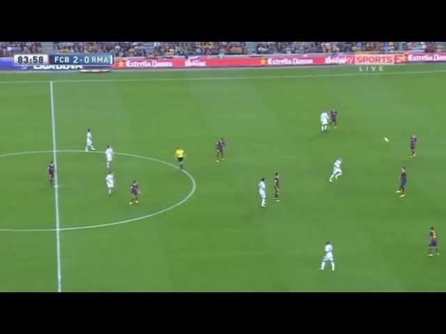 Xavi Hernandez Incredible First Touch Barcelona vs Real Madrid HD