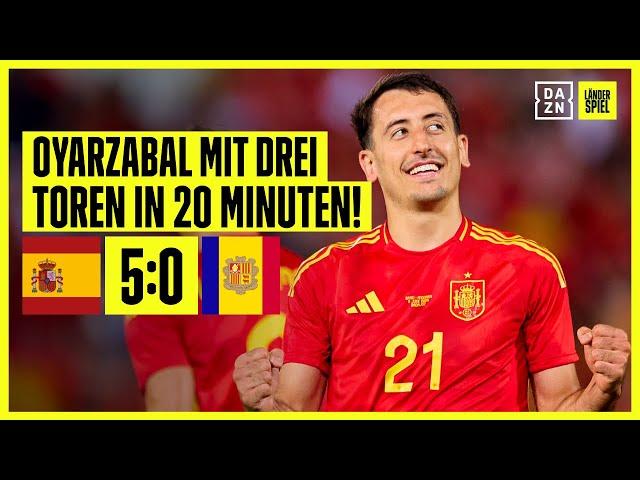 Mit Oyarzabal kommt die Wende! Spanien zaubert in 2. Halbzeit: Spanien - Andorra | Testspiel | DAZN