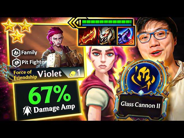 Force of Friendship Glass Cannon Violet 3 (67% Damage Amp)