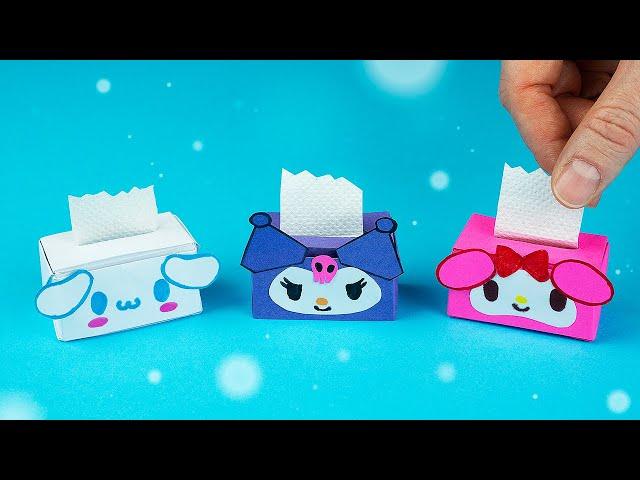 DIY PAPER CRAFT IDEAS - KUROMI, MY MELODY, CINNAMOROLL