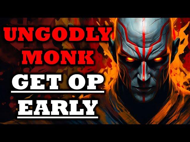 How To Be An Ungodly Overpowered Monk EARLY In Baldur's Gate 3 | Ultimate Monk Starter's Guide