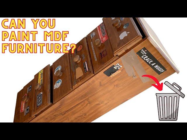 How To Paint MDF Furniture 2024 | Drawer Makeover